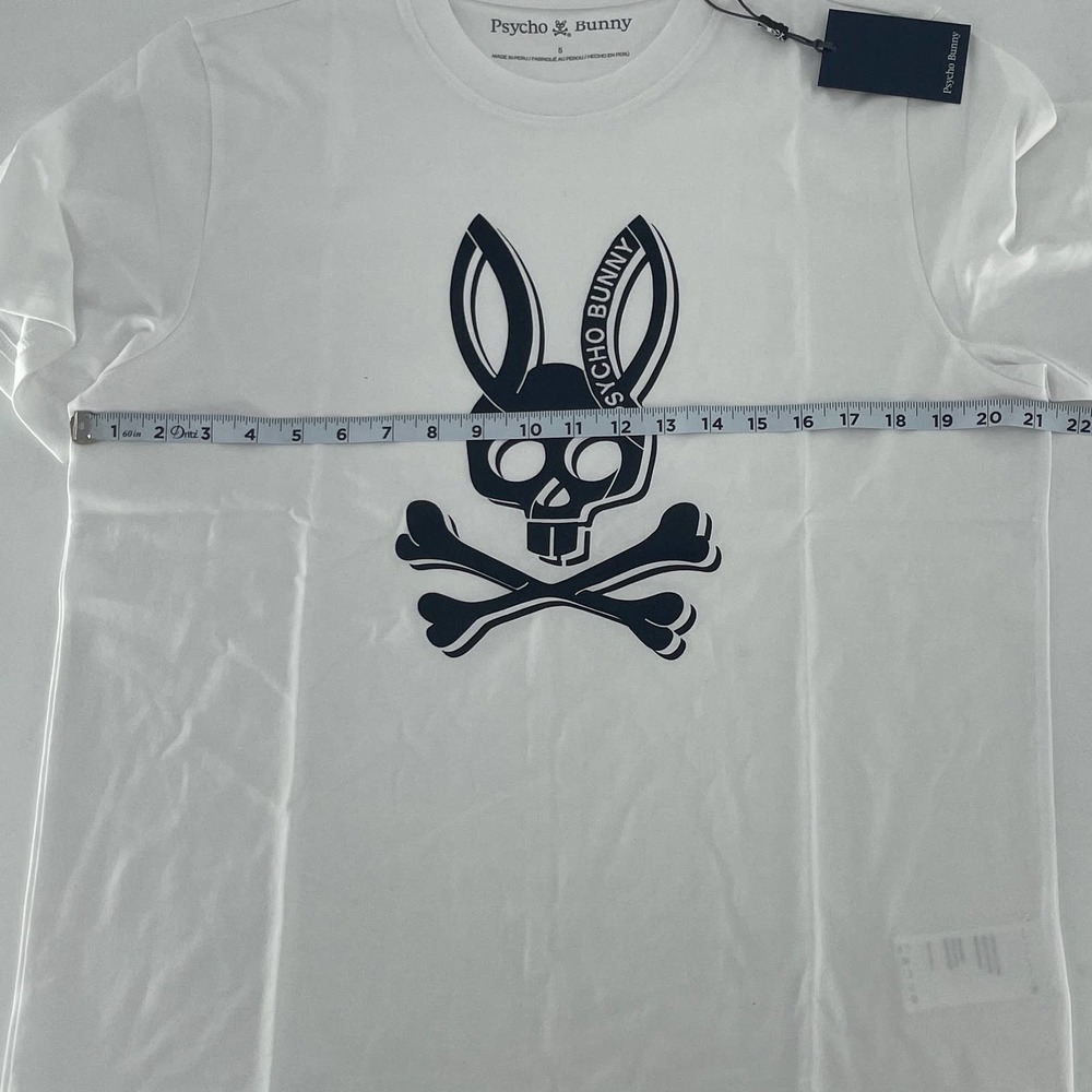 Psycho Bunny Serge Embroidered Graphic Men's Tee 5 | Medium - Picture 5 of 12